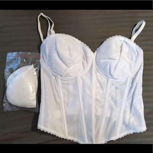 David’s Bridal bra, low-back, removable straps 42C